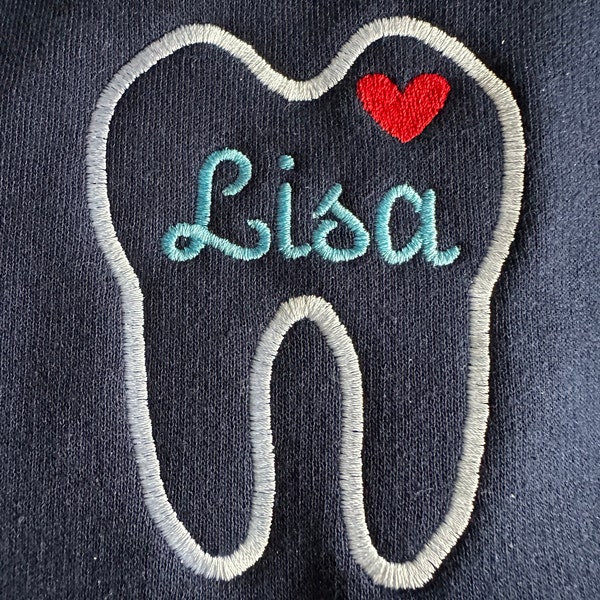 Tooth Applique - 6 Sizes - Machine Embroidery Design File - Etsy