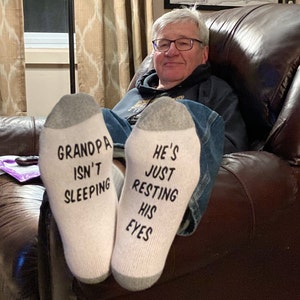 Download Grandpa Isn T Sleeping He S Just Resting His Eyes Etsy