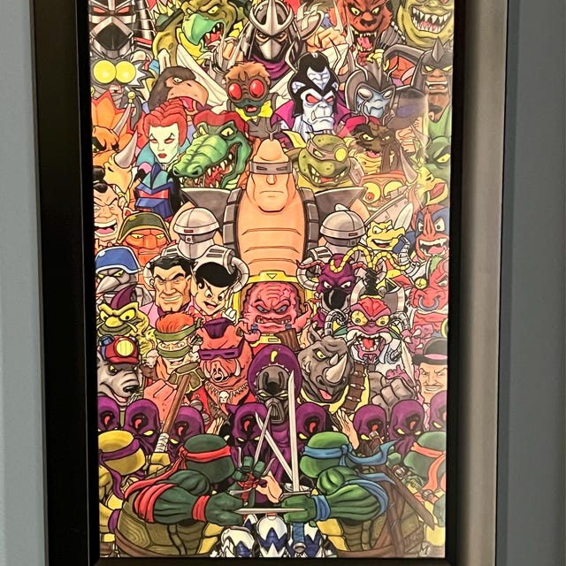 TMNT ローグス ギャラリー - 11x17 ファインアートプリント - Etsy 日本