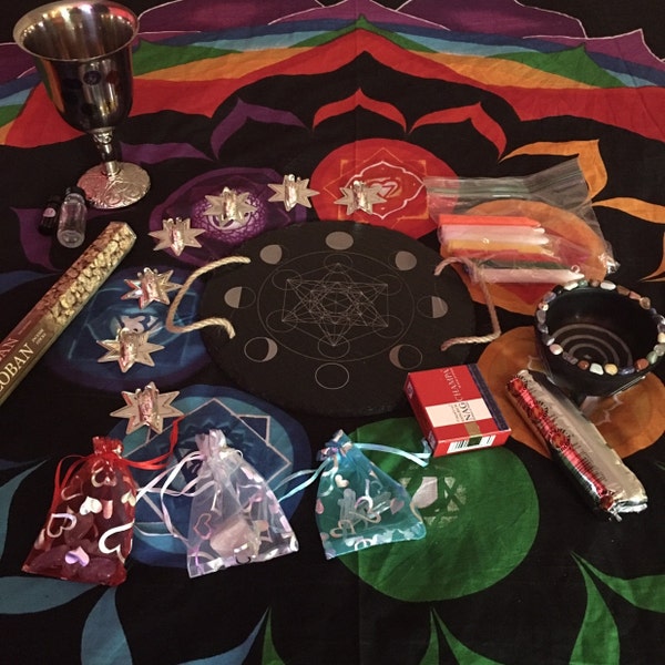 Triple Moon Goddess Goddess Ritual Kit Altar Herbs Spell Box Spell ...