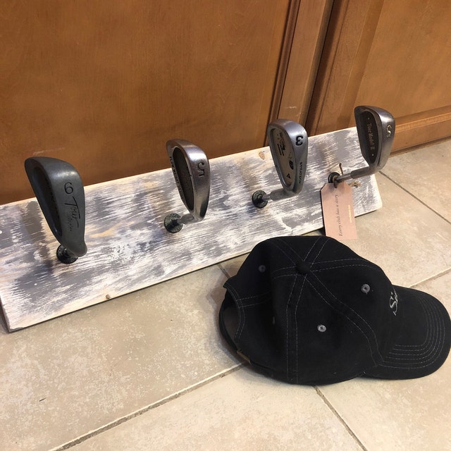 Golf Iron Hat Rack. Golf Gift for Him. Made From Upcycled Golf Irons Father s Day Graduation or Birthday Gifts New Fast Shipping Etsy