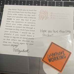 Etsy-koper heeft een foto van de aankoop toegevoegd