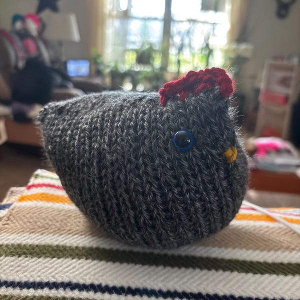 Barnyard Chicken Pattern PDF - Sentro or Addi Circular Knitting Machine ...