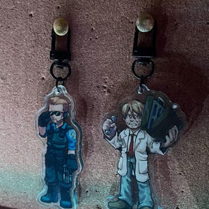 バイオハザード キャラクター 3 インチ キーホルダー || レオン