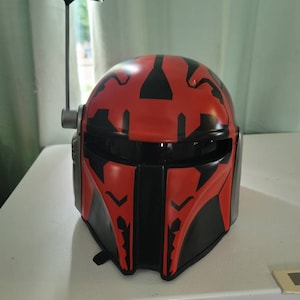 Starwars Mandalorian Motorcycle Helmet Custom DOT ECE Certified