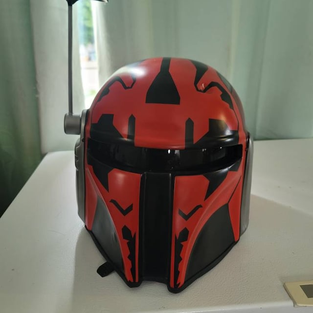 Starwars Mandalorian Motorcycle Helmet Custom DOT ECE Certified
