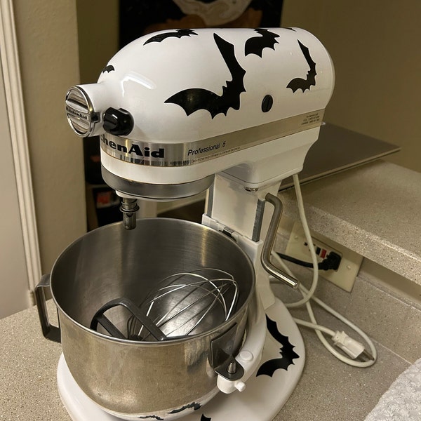 Bat Decal Decor Kitchen Aid Mixer Decor - Etsy