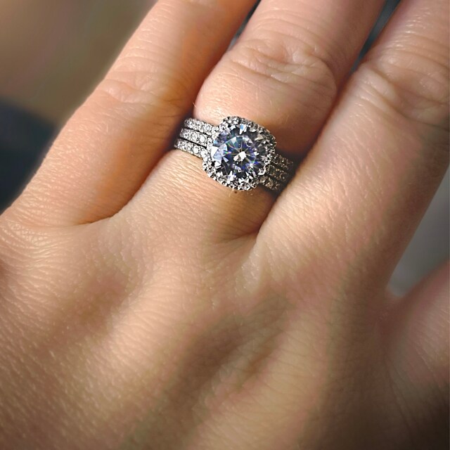 ⛳️❤️かおりん　　　　２点セット Swarovski Constella ring, Set (2), Round cut, White, Gold