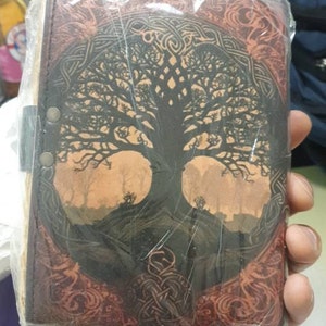 Vintage Tree of Life Leather Journal Notebook Deckledge Pages 5 X 7 ...
