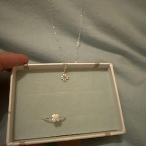 Customer photo, Four Leaf Clover Stacking Ring