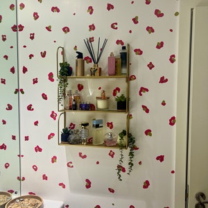 Supzone 128Pcs Colorful Sprinkles Decals Confetti Wall Stickers Mini Bar Matte Finish Vinyl Art Sticker For Kids Nursery Playroom Teen Girl's Bedroom Dorm Home Decoration