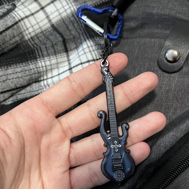 Mana Sama Visual Kei Guitar Keychain - Etsy