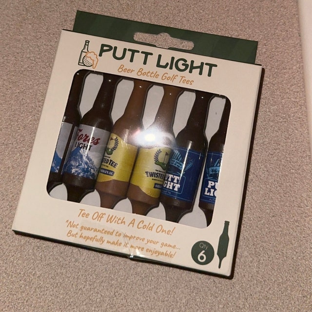 Beer Bottle Golf Tees Christmas Golf Gift For Man or Woman