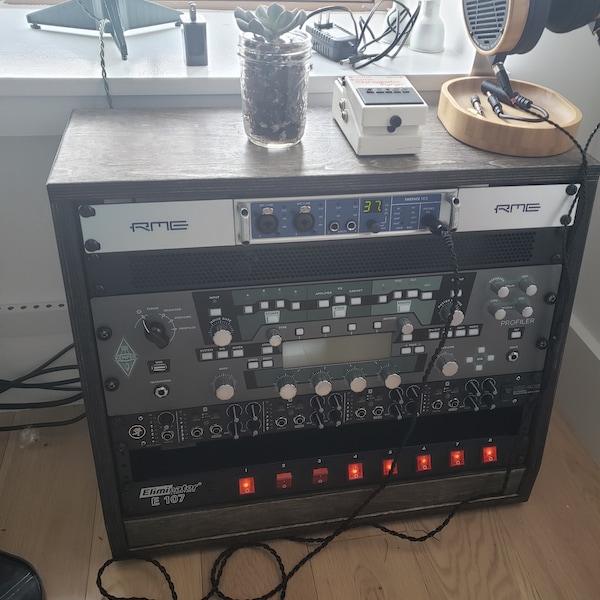 8U Studio Cabinet | Slanted 8U | Recording Studio | Audio Rack ...