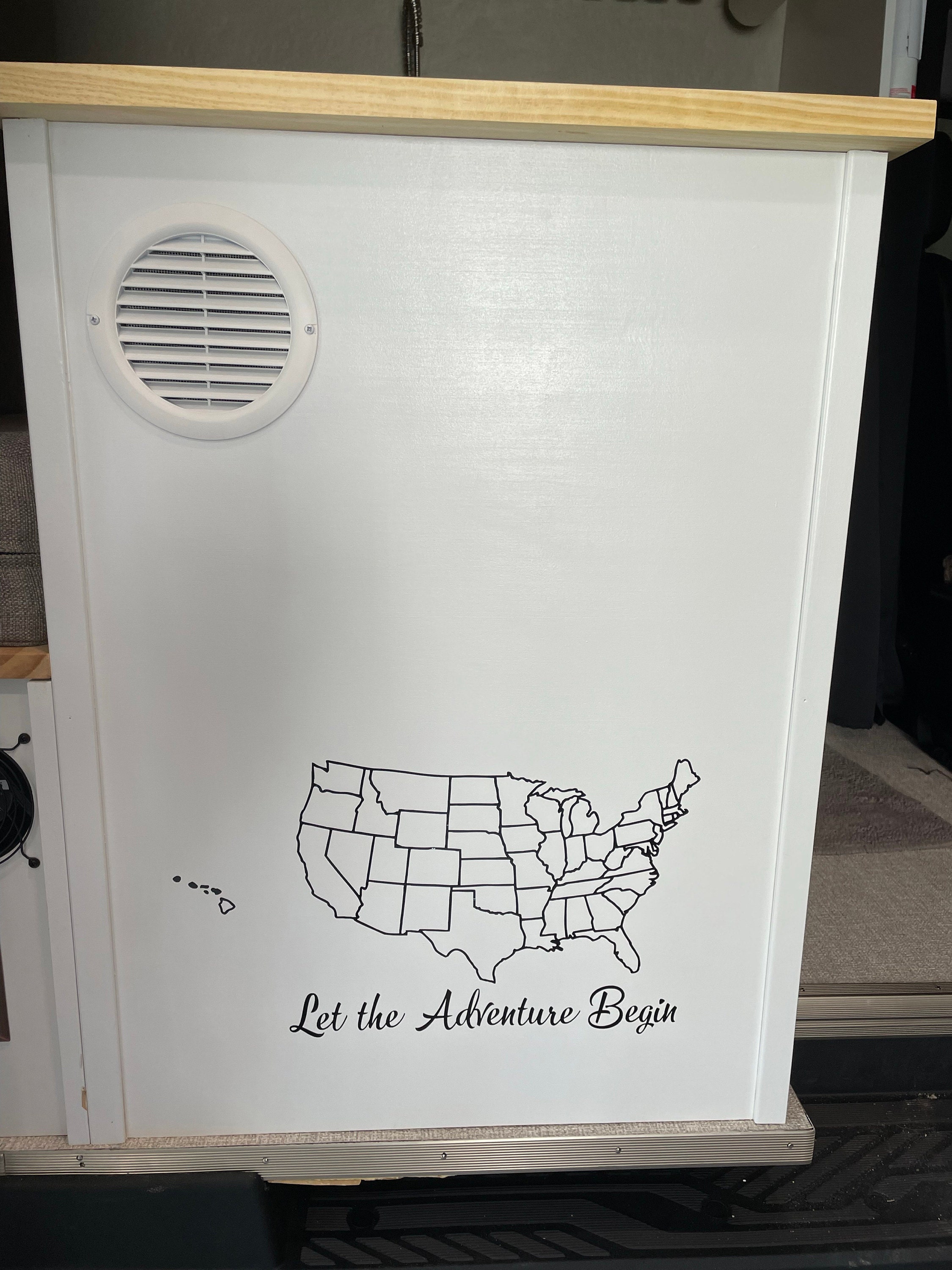 North America Decal Adventure Tracker - US Decal, Canada Decal, Mexico Decal, Camper Decal, Adventure Tracker, North America Map, Camping