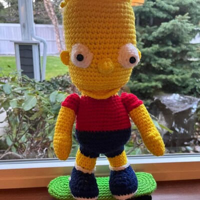 Amigurumi Crochet Pattern : Bart Simpson PDF File - Etsy