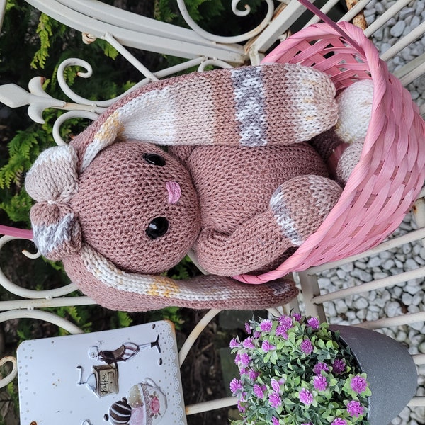 Lop Eared Bunny - Circular Knitting Machine Pdf Pattern - Sentro Addi ...