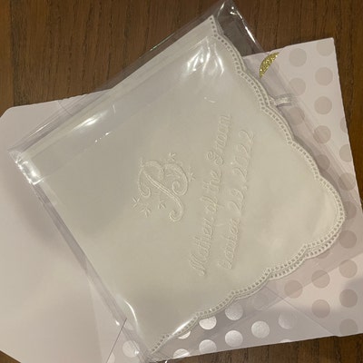 Handkerchief Gift Box, Flat Fold Envelope for Wedding Handkerchiefs ...