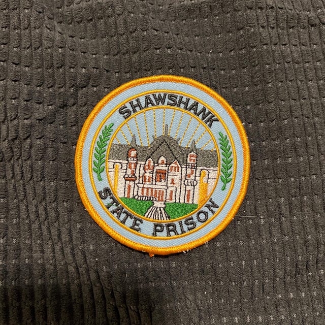 The Shawshank Redemption Patch Guard Hadley Embroidered Sew on