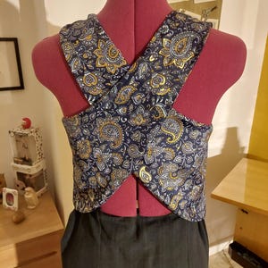 Crossback Top Sewing Pattern, Wrap Top, Criss Cross Blouse, XXS - XXL ...
