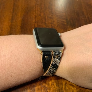 Thin Crisscross Leather Compatible With Apple Watch Band 38mm