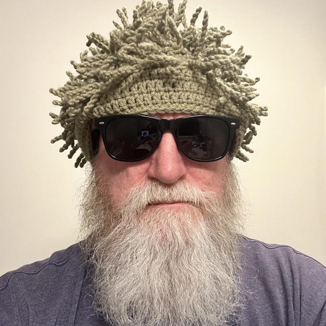 【*ル様 ウエストShapeパッドinベアトップス Billy Gibbons Hat in TAUPE African Nudu Hat ZZ Top Hat Crochet