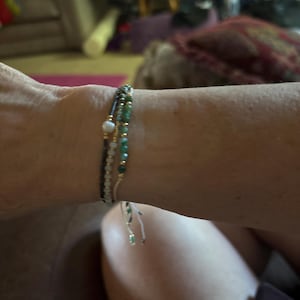 Review photo by Julia for Green Trio Surfer Bracelets