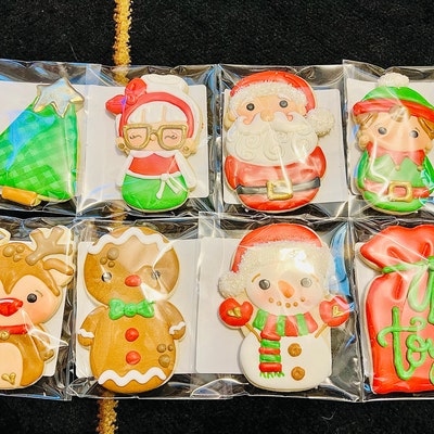 Mini Spring Flowers Hand Decorated Sugar Cookies Custom - Etsy