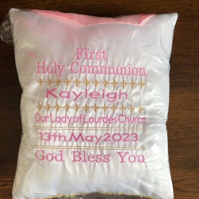 Holy Communion Template Machine Embroidery Design, First Holy Communion ...
