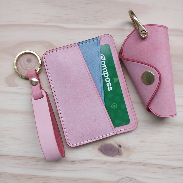 KNGITRYI Small Wallet for Women RFID Card Holder,Wristlet Keychain with  Wallet,Key Chain Wallet Women Wristlet Wallets for Women Men (Beige)