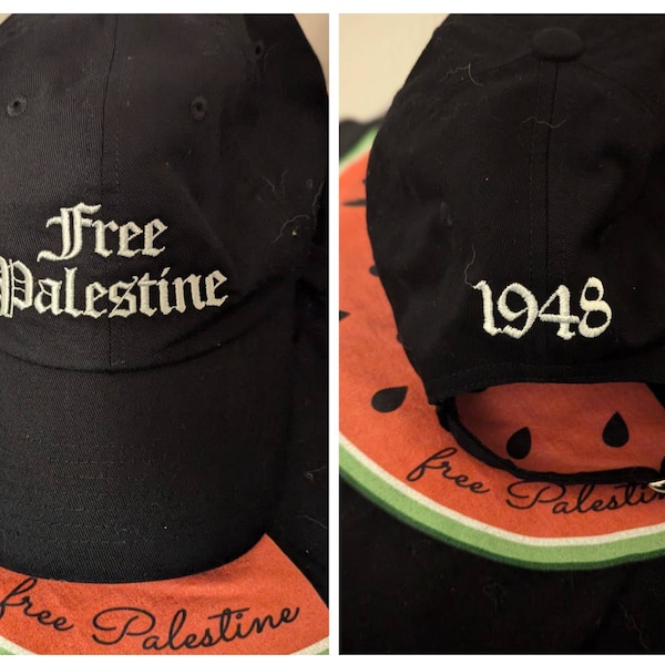 Free Palestine Baseball Cap – Gestickt, Verwaschen & Unisex Für Outdoor-Aktivitäten Free Palestine Baseball Cap – Gestickt, Verwaschen & Unisex Für Outdoor-Aktivitäten