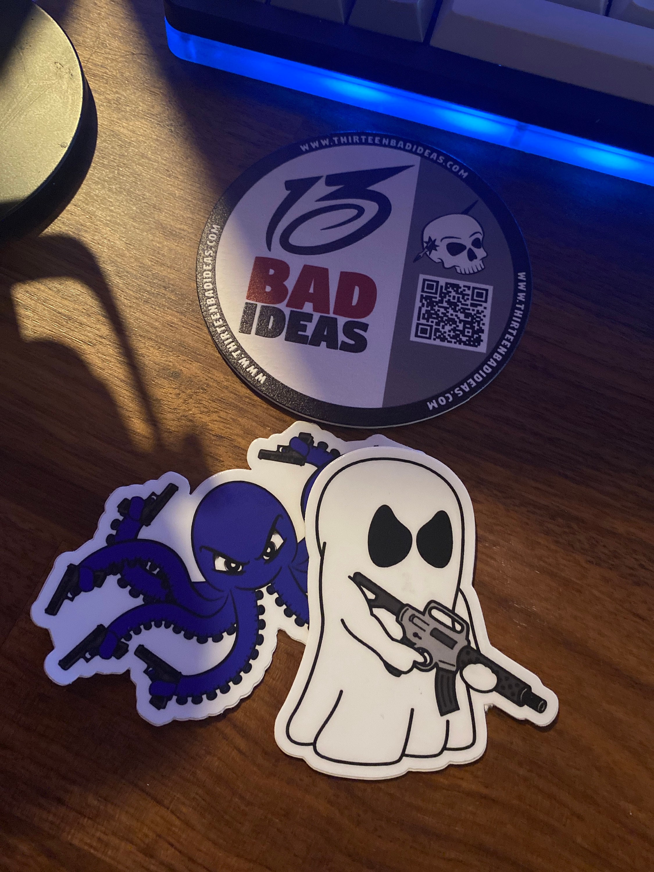 ThirteenBadIdeas went above and beyond. From the sticker quality to custom service I can’t say enough good things about this shop. I’ve never gotten stickers from an Etsy shop that are as good quality as these stickers.