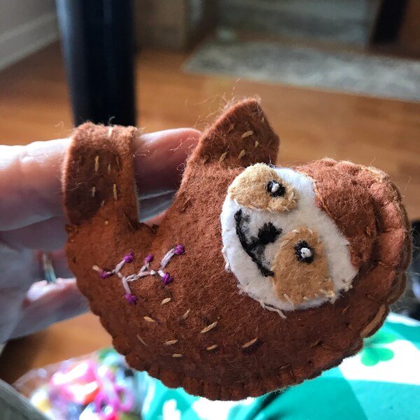 Felt Sloth Plush Sewing Pattern, Felt Toy, PDF Digital Download, SVG ...