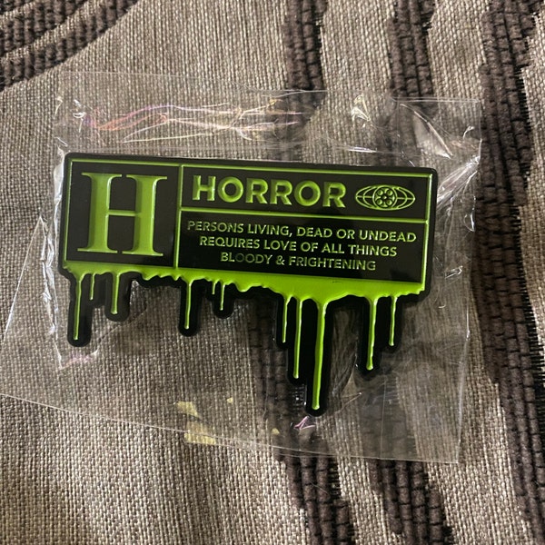 Halloween Horror Enamel Pin Slasher Movie - Etsy