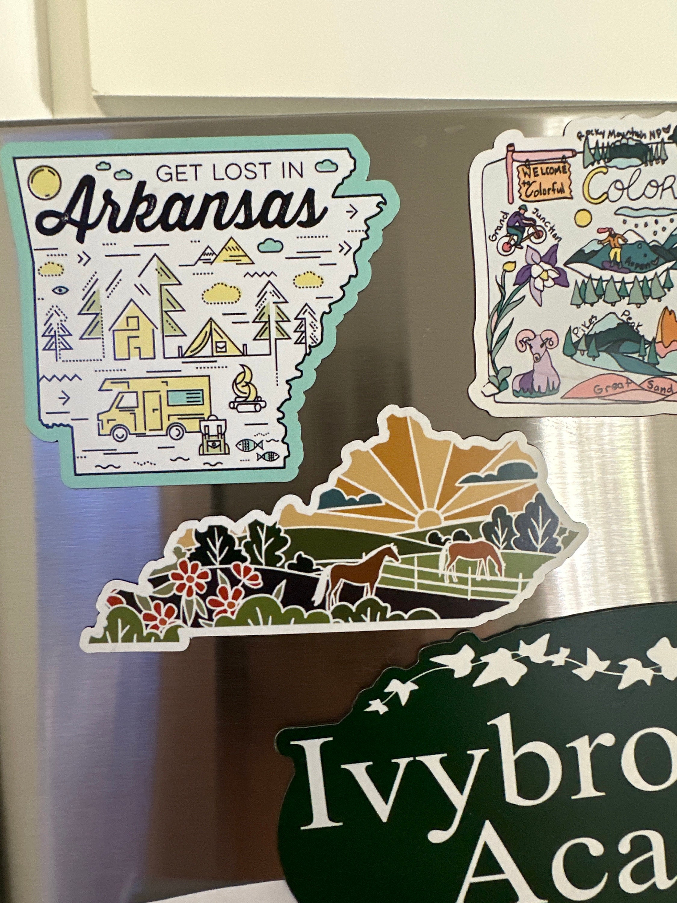 Kentucky Car Magnet | Weatherproof State Magnet | Outdoorsy Magnet | Locker Magnet | Fridge Magnet | Weatherproof Magnet | 4&quot;
