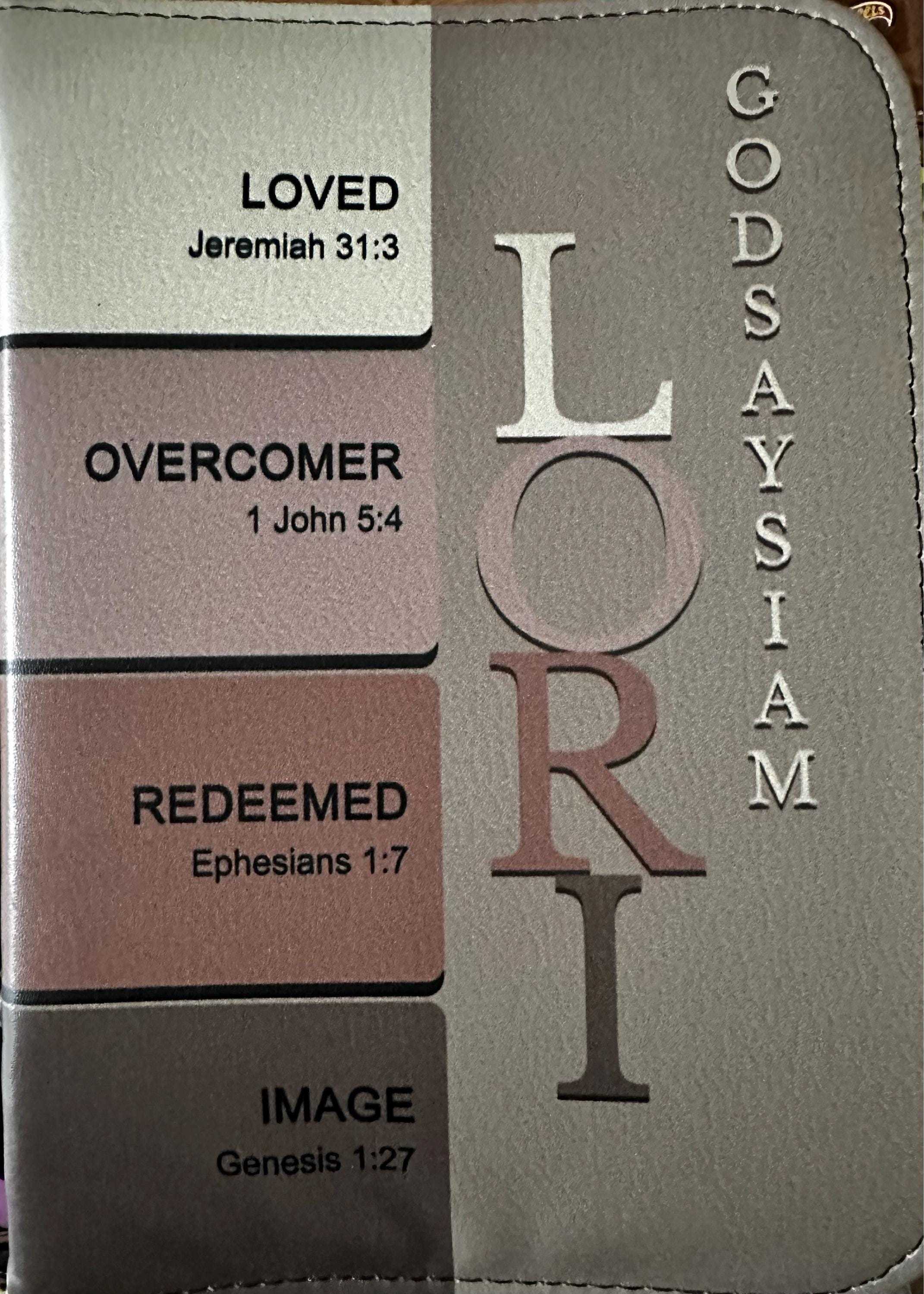 CHRISTIANARTBAG Bible Cover - Uncover the sacred meaning of your name - Personalized Bible Cover.