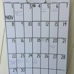 Uno Fall 2023 Calendar Wall Calendar 2022 / 2023 18 Months | Etsy