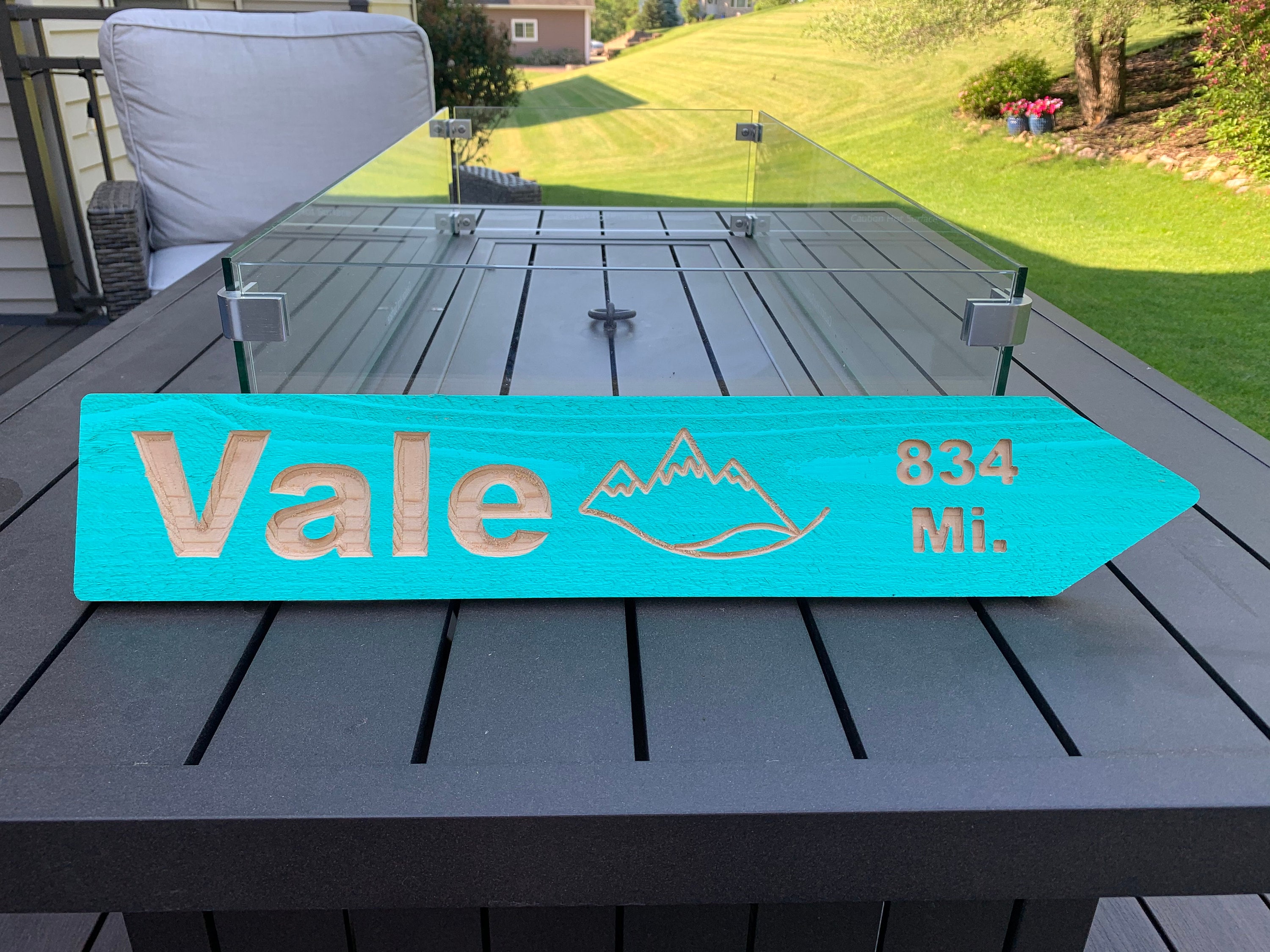 💖Buy 2 Free Shipping💖Direction, Mileage, Destination Outdoor Signs - Personalized Directional Signs - Custom Carved Arrow