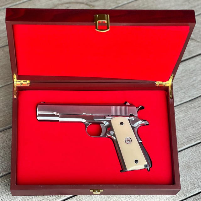 Colt M1911 専用 高級木製化粧箱 GUNケース (RedModel) Wood Gun Box - Personalized - Etsy