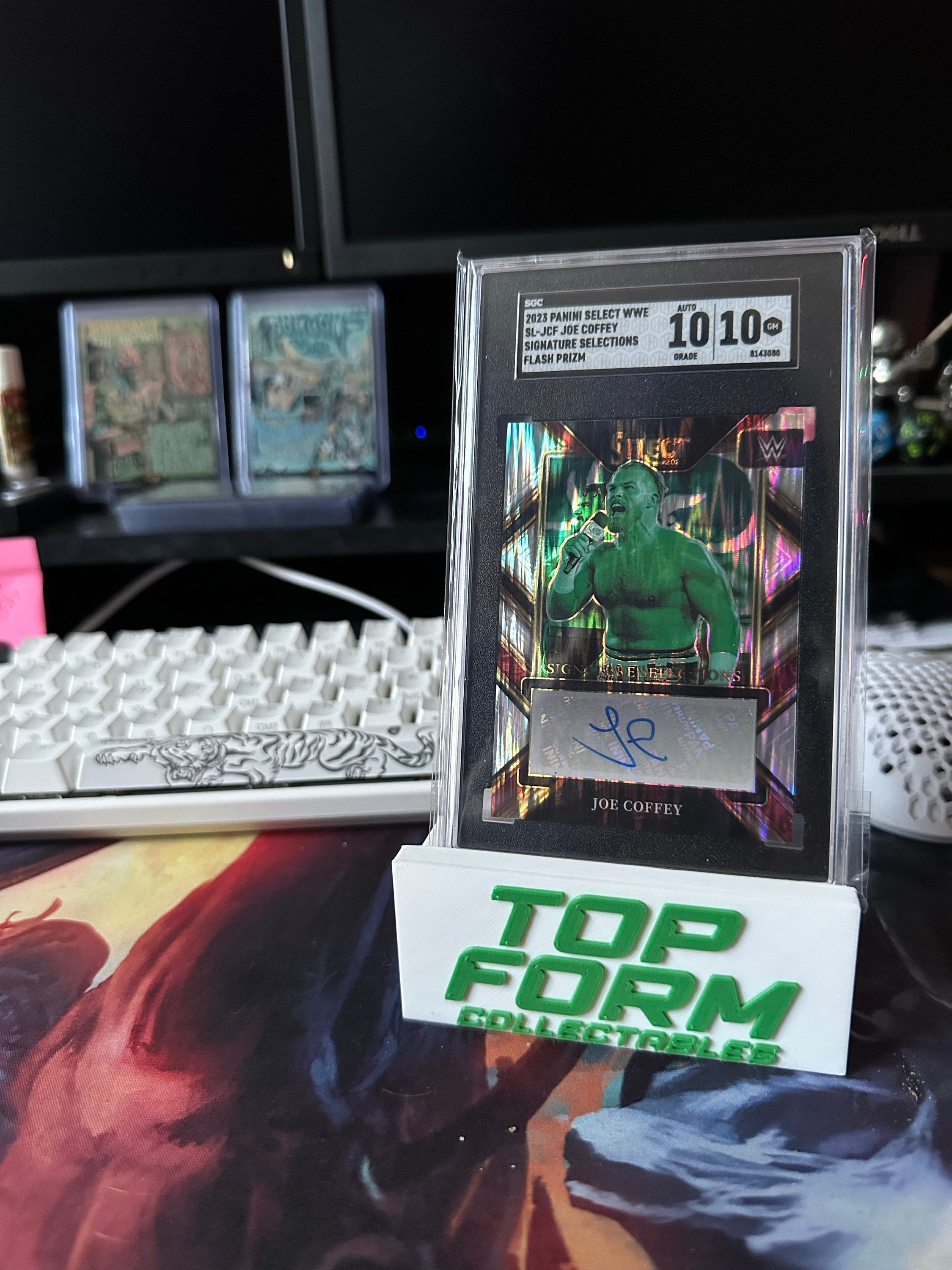 Custom Logo Trading Card Holder Personalized Display Stand Sports Cards for breakers and live stream sellers TCG 3D Printed
