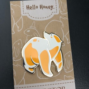 Hello Honey Enamel Pin Set Lapel Pin Honey Bun Honey Bear Etsy