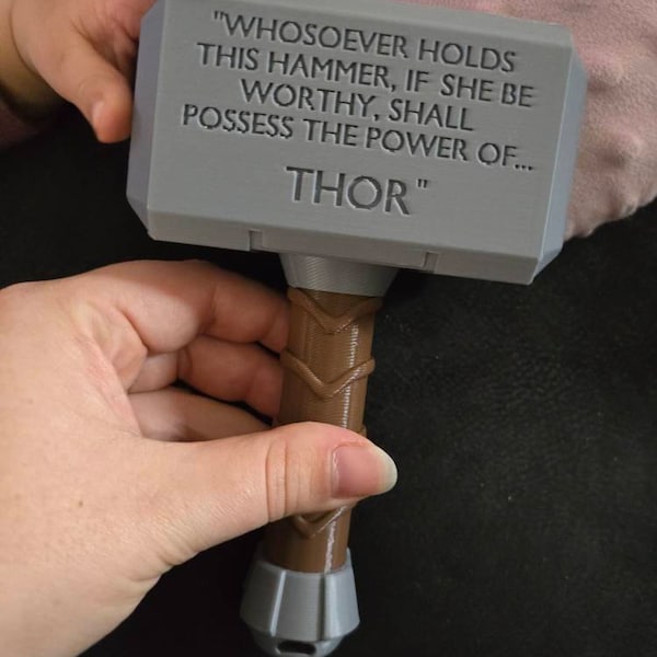Baby's First Mjolnir | Thor Baby Rattle | Thor's Hammer | Thors Baby ...
