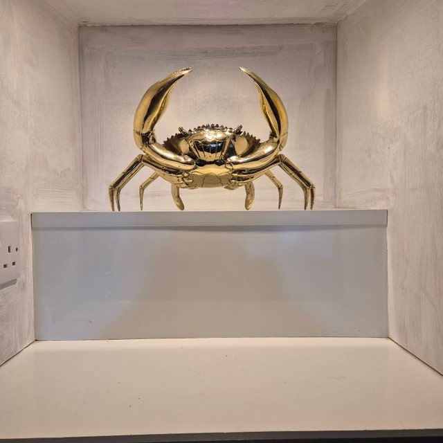Mr Pinchy Crab - Brass Crab - Brass Crab Figure - Brass Crab