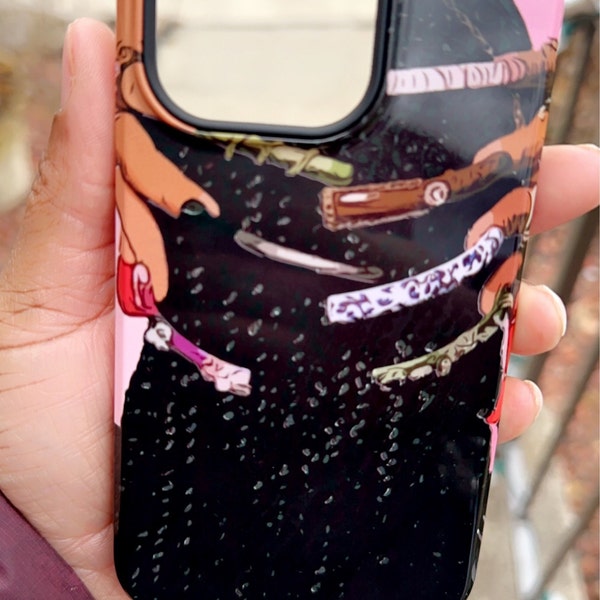 black-girl-afro-hair-set-of-4-natural-hair-art-afro-girl-art-hot