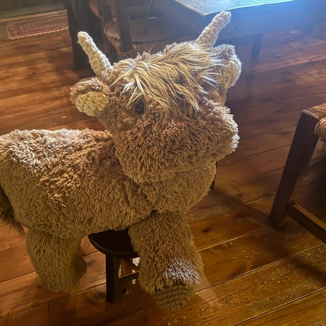 Peluche Highland Cow 38 Cm - Vaca De Las Tierras Altas, Juguete De Granja Suave Y Adorable, Decoración Y Regalo Para Niños