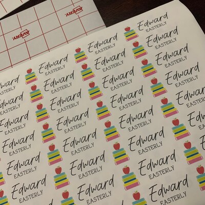 Printable Name Card Template Printable Name Label School - Etsy