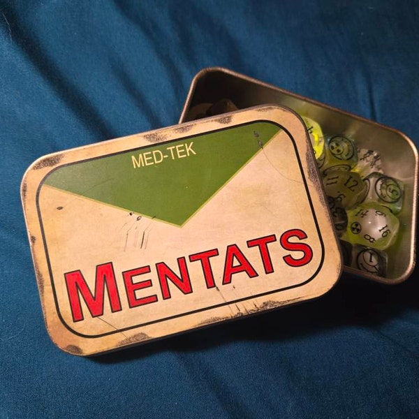 Mentats Sticker Mentats Fixer Med-tek Chem Tin Prop - Etsy