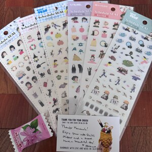 1 Sheet | Ensky X Ghibli | Schedule Ver 1 Clear Stickers | Castle