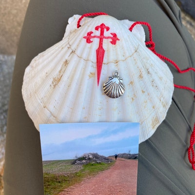 Camino De Santiago Scallop Shell /pilgrim / Backpack / St James ...
