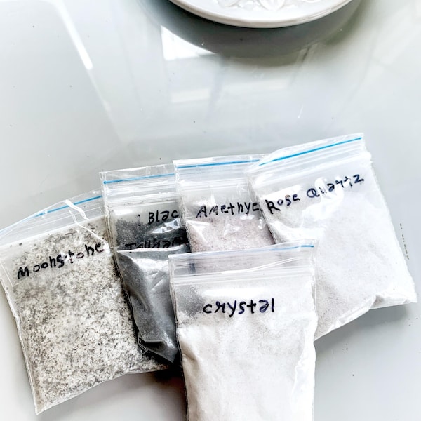 Earthmines White Topaz Crushed Sand 1-3mm Size – Perfect For